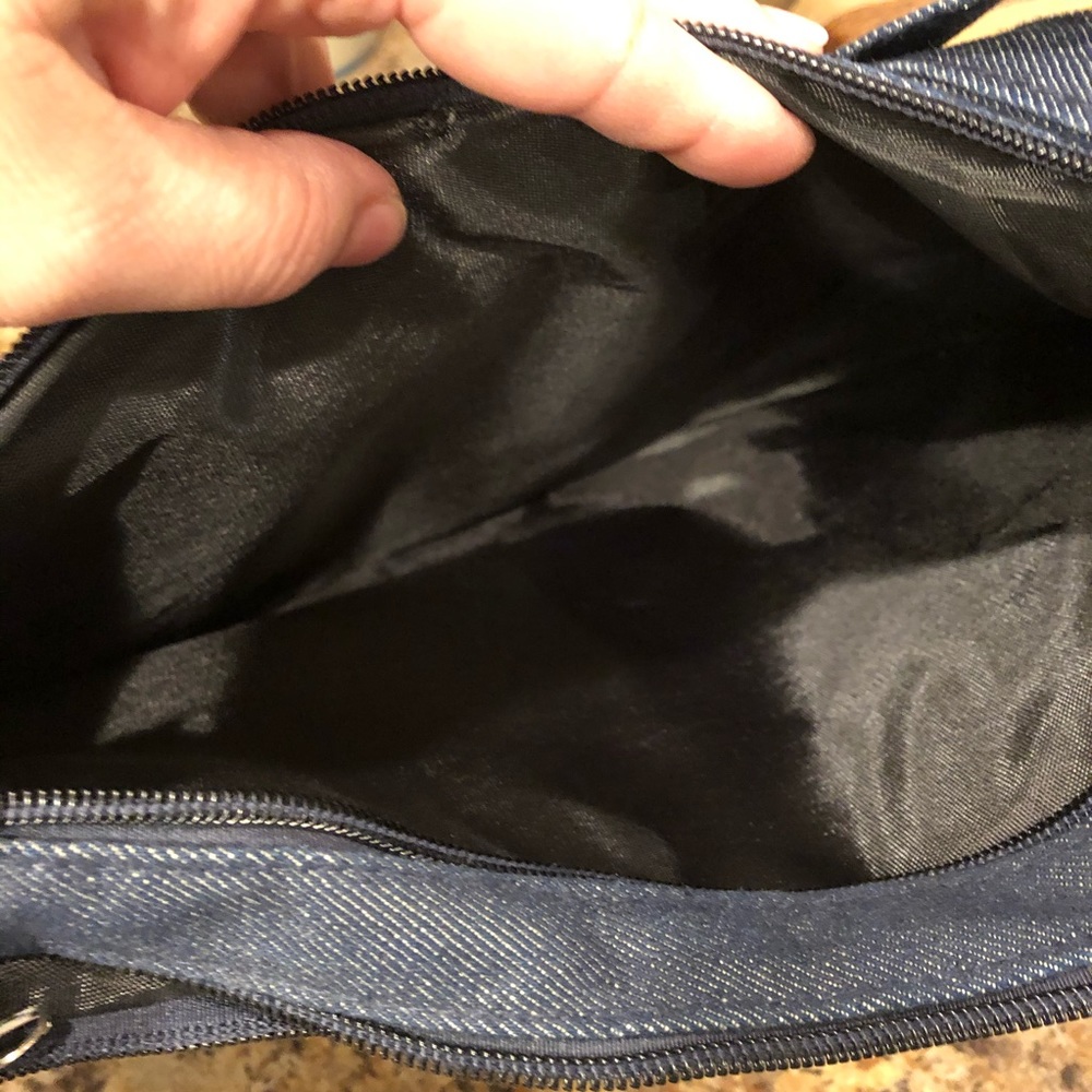 5/$25🔅Dark Denim EUC Crossbody/Shoulder Bag - Picture 4 of 4